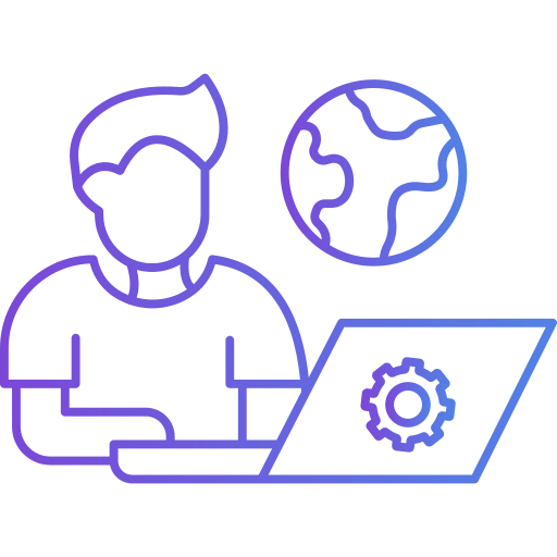 Icône assistance informatique